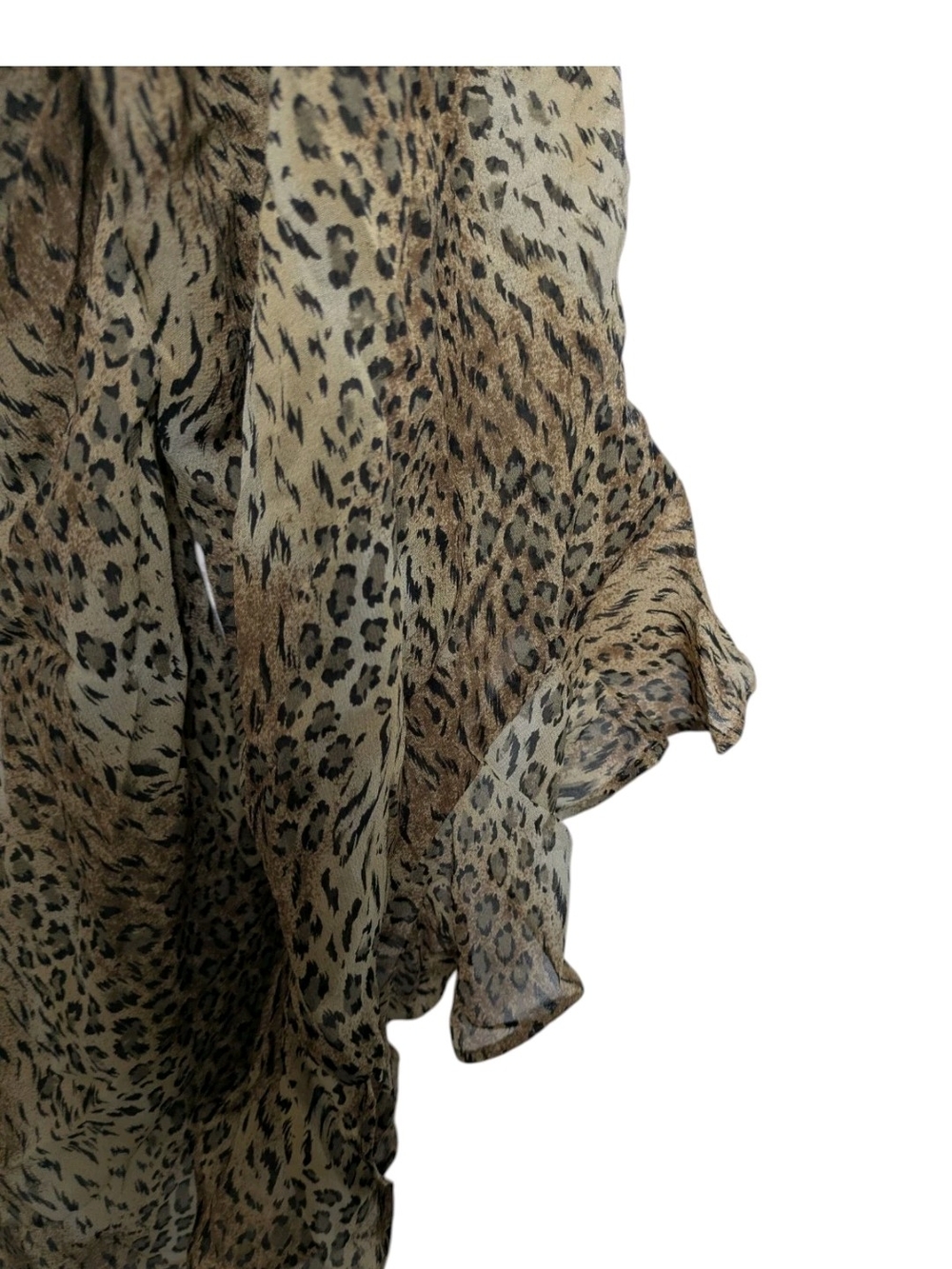 Chicos 2 Silk Animal Print Blouse Large Chicos Design Vintage - Picture 8 of 9